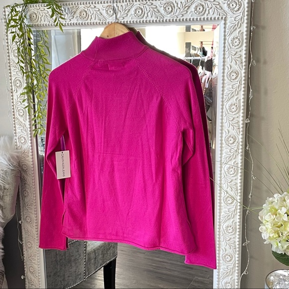 Pink Calvin Klein Long Sleeve Knit Top XS - Picture 4 of 7